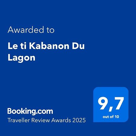 Le Ti Kabanon Du Lagon La Saline Le Bains Buitenkant foto